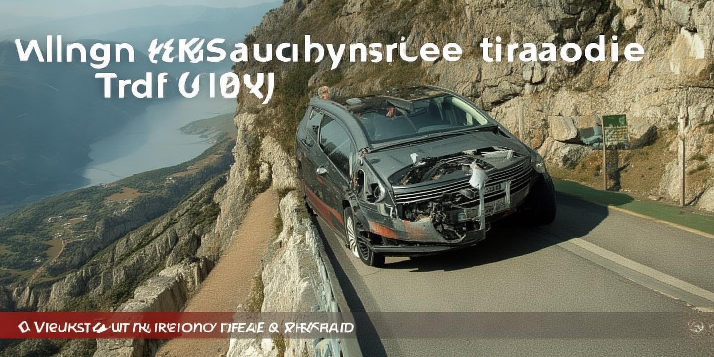 大爷开MPV闯挂壁公路被刮成裸车 警惕视觉陷阱与限行规则