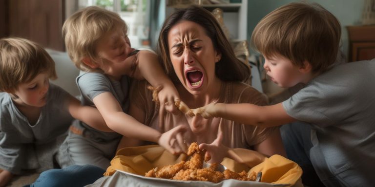 妈妈吃鸡爪被卡喉 三孩合力施海姆立克急救法成功脱险