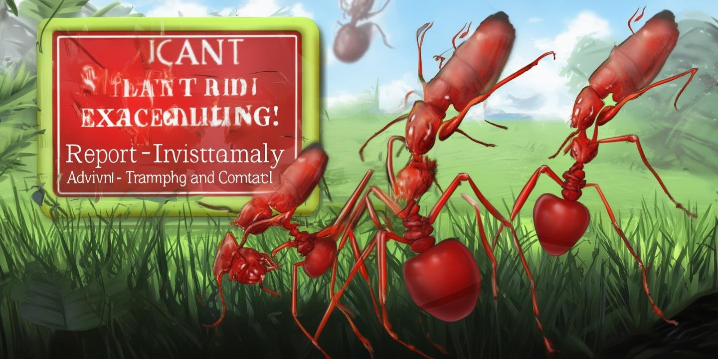 红火蚁危害升级！发现立即上报 避免踩踏接触