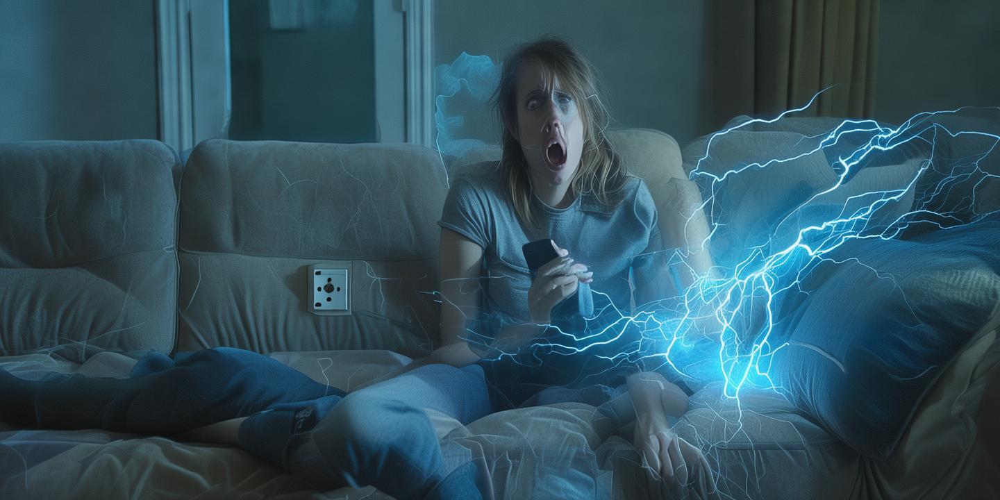 女子边充电边玩手机遭电击全身无法动弹险些丧命