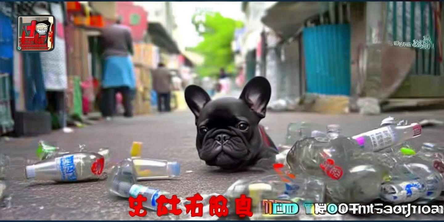 广州法斗小狗靠捡瓶子攒10万 短视频收益成主要来源