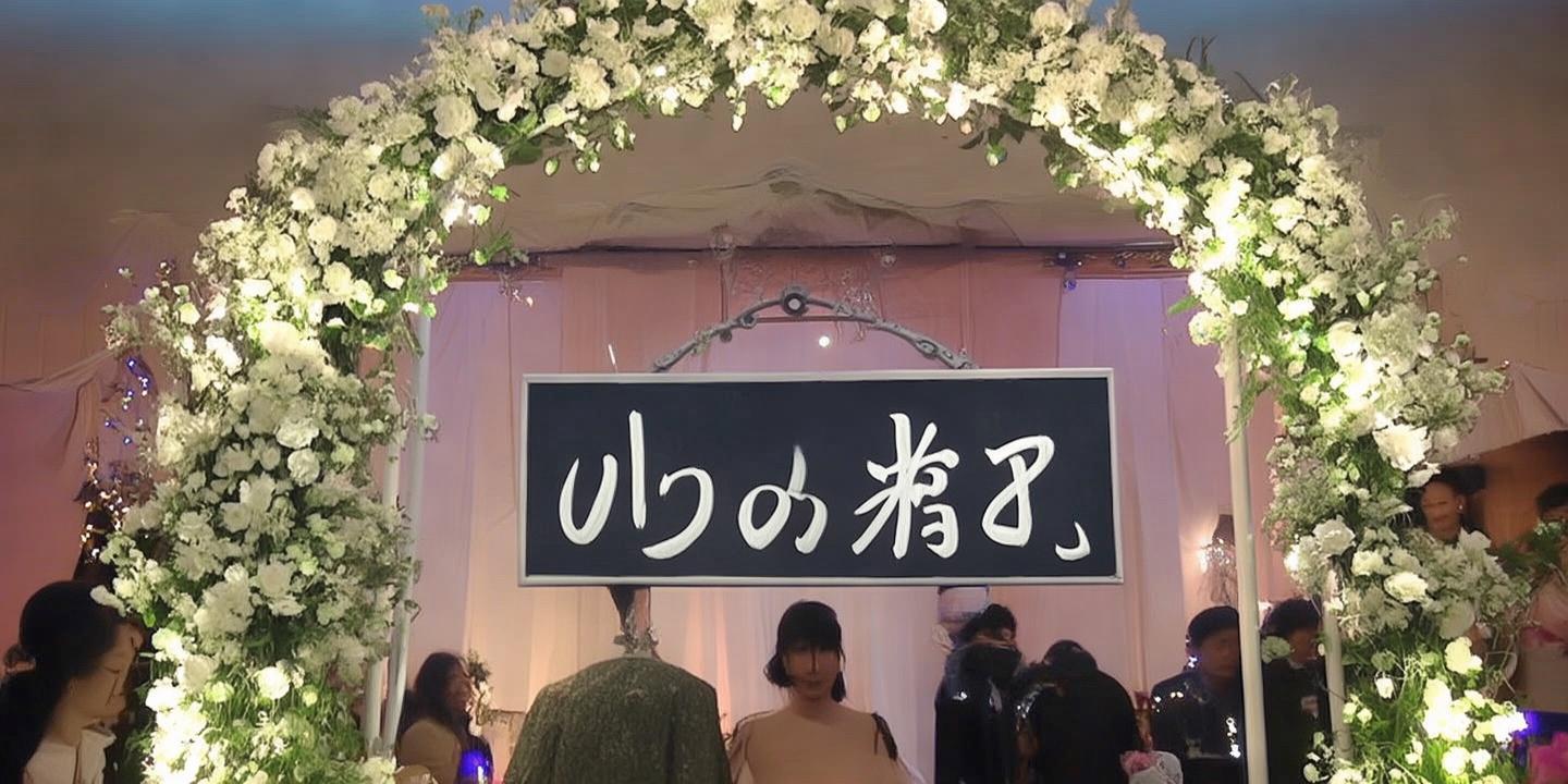 女子婚礼拱门写“房东先生”引热议 新郎真实姓名竟是房东