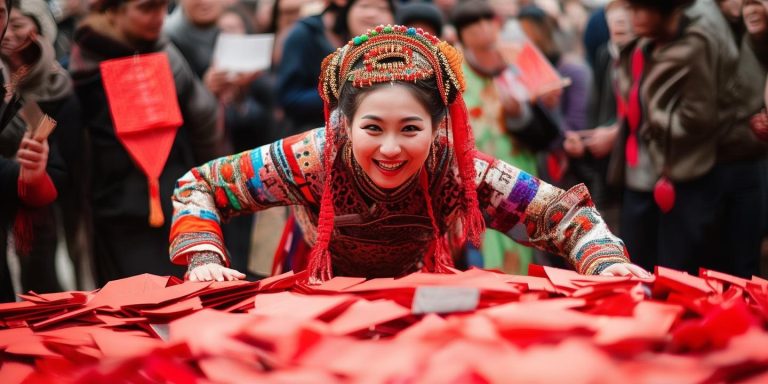 贵州新娘结婚当天沉浸式抢红包 富贵迷人眼引热议