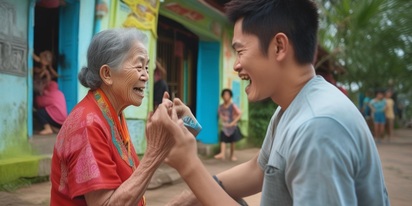 越南奶奶误认网友试图训孙子 搞笑场面引发网友热议