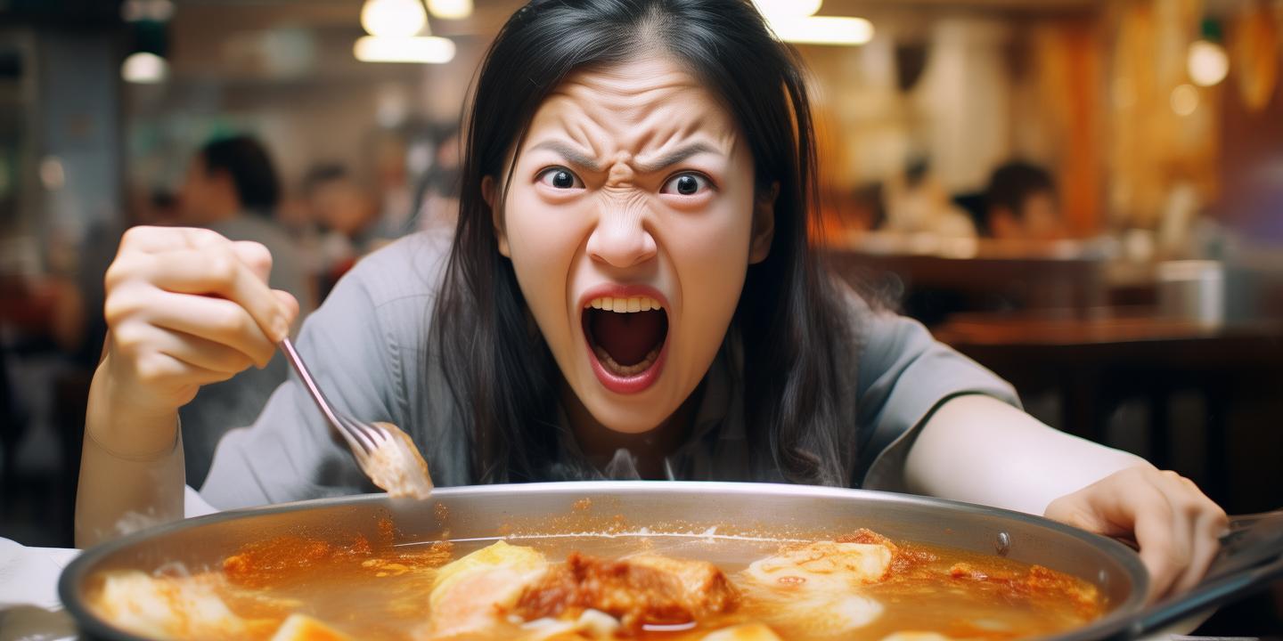 女子吃火锅太急食管烫出8厘米溃疡 医生紧急提醒别贪吃